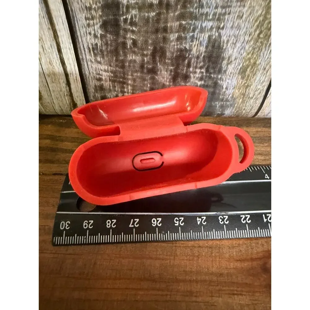 Airpod Case, Silicone, Red, 